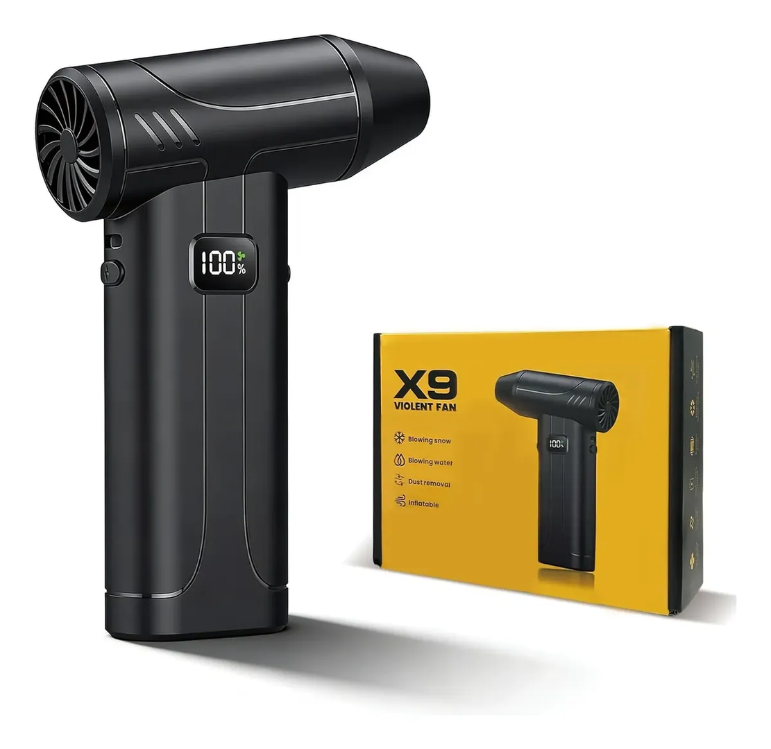 Mini Sopladora Inalámbrica X9 – Aire Potente, Portátil y Recargable