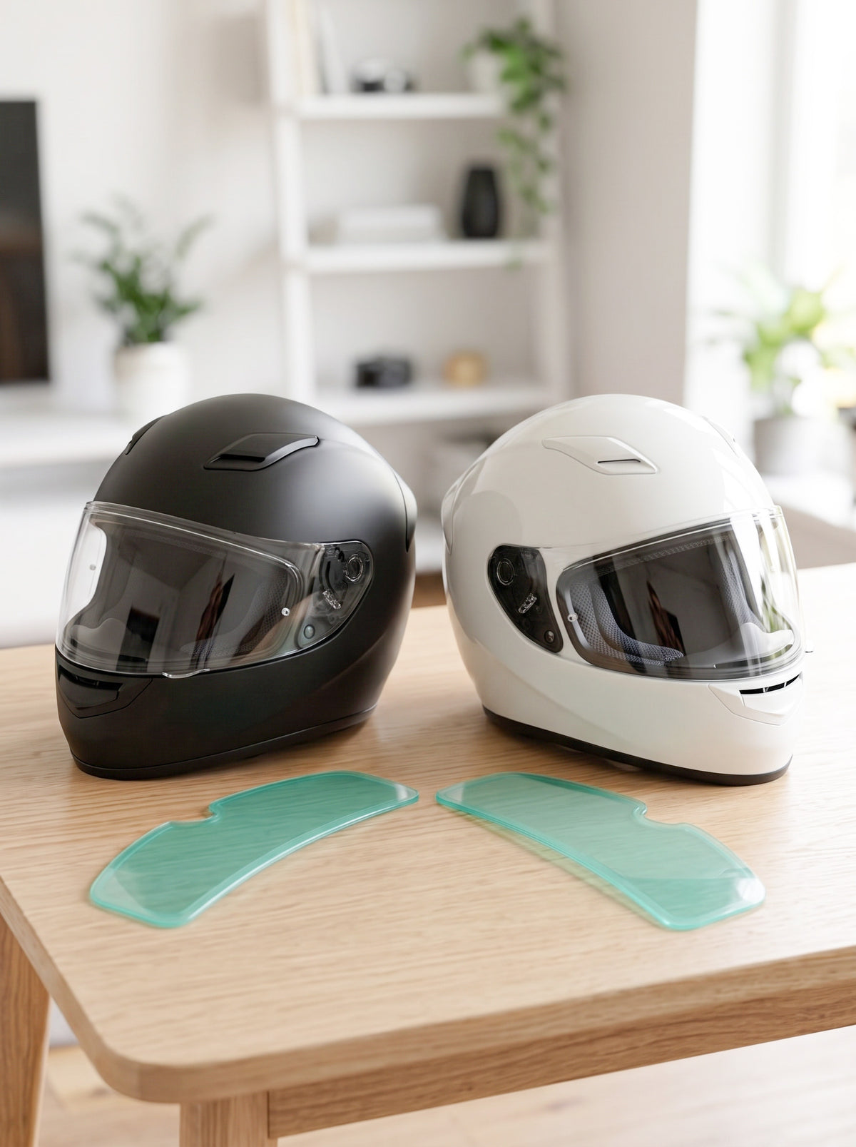 Pack x2 – Lámina Antiempañante y Antilluvia para Visor