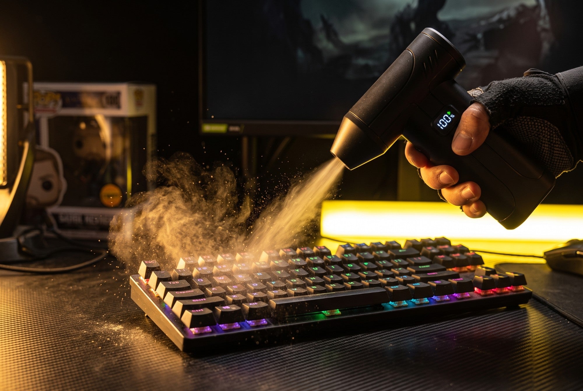 Teclado y computador